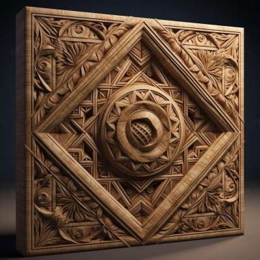 Patterns and decorations Geometry A 4 3d model